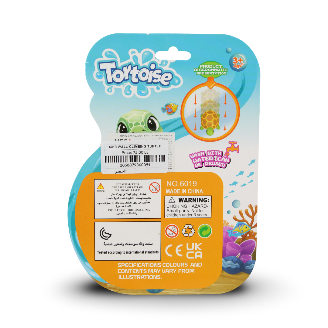 Nan Li Toys Tortoise Window Walker Toy – Green Turtle