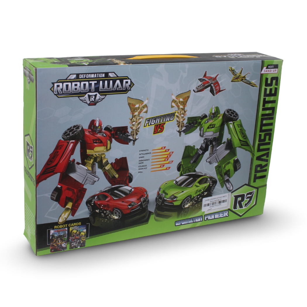 Ziyu Toys "Robot War" Transmutes Toy Set Figure – Green