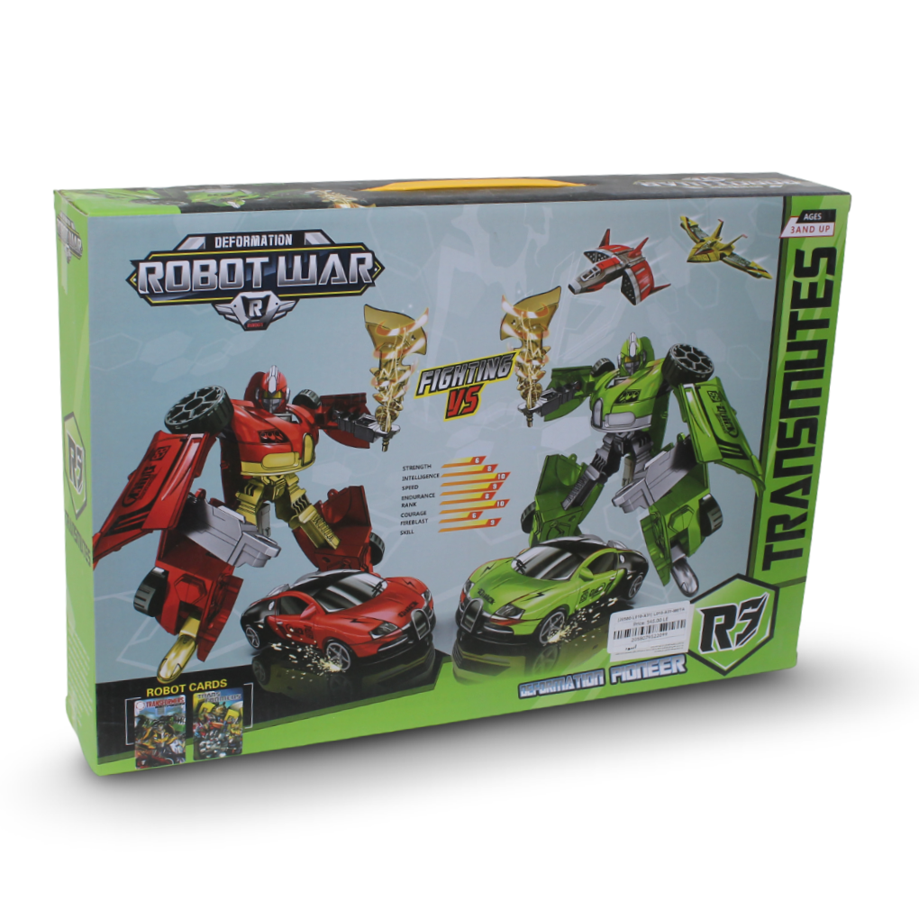 Ziyu Toys "Robot War" Transmutes Toy Set Figure – Red