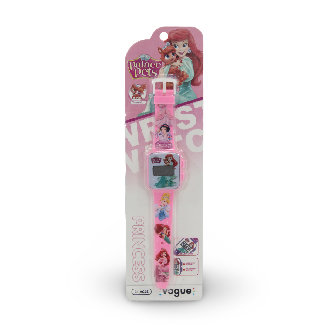 Princess Digital Projector Watch – Pink