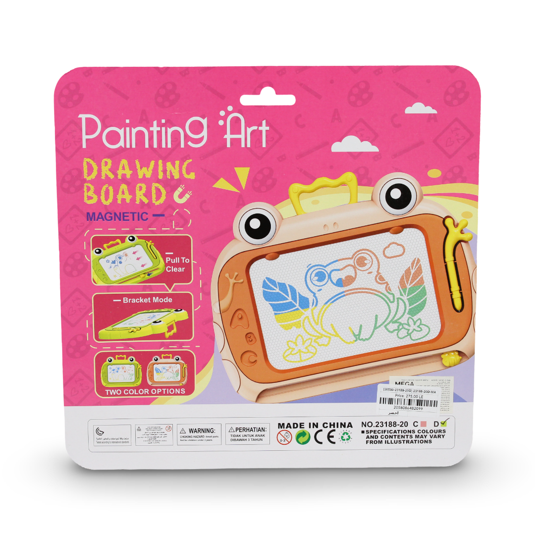 Painting Art Magnetic Drawing Board – Green Frog