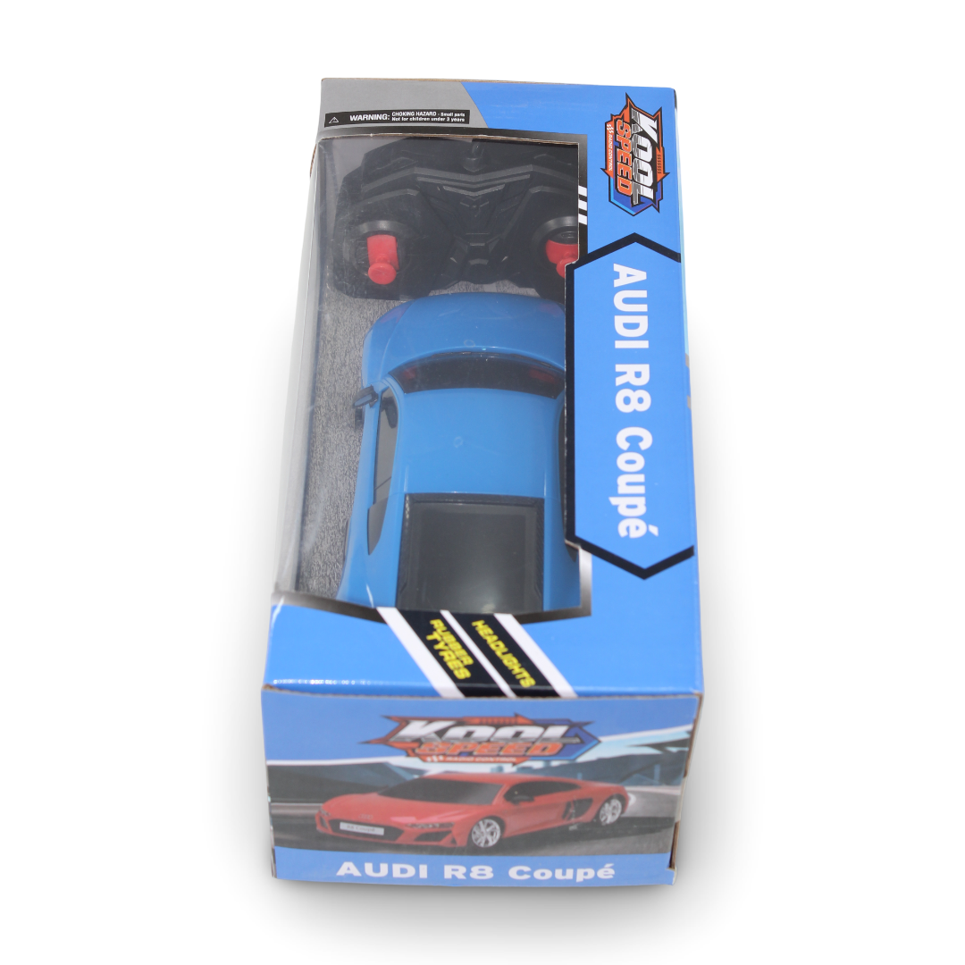 Kool Speed 1:24 scale Audi R8 Coupé RC Car – Blue