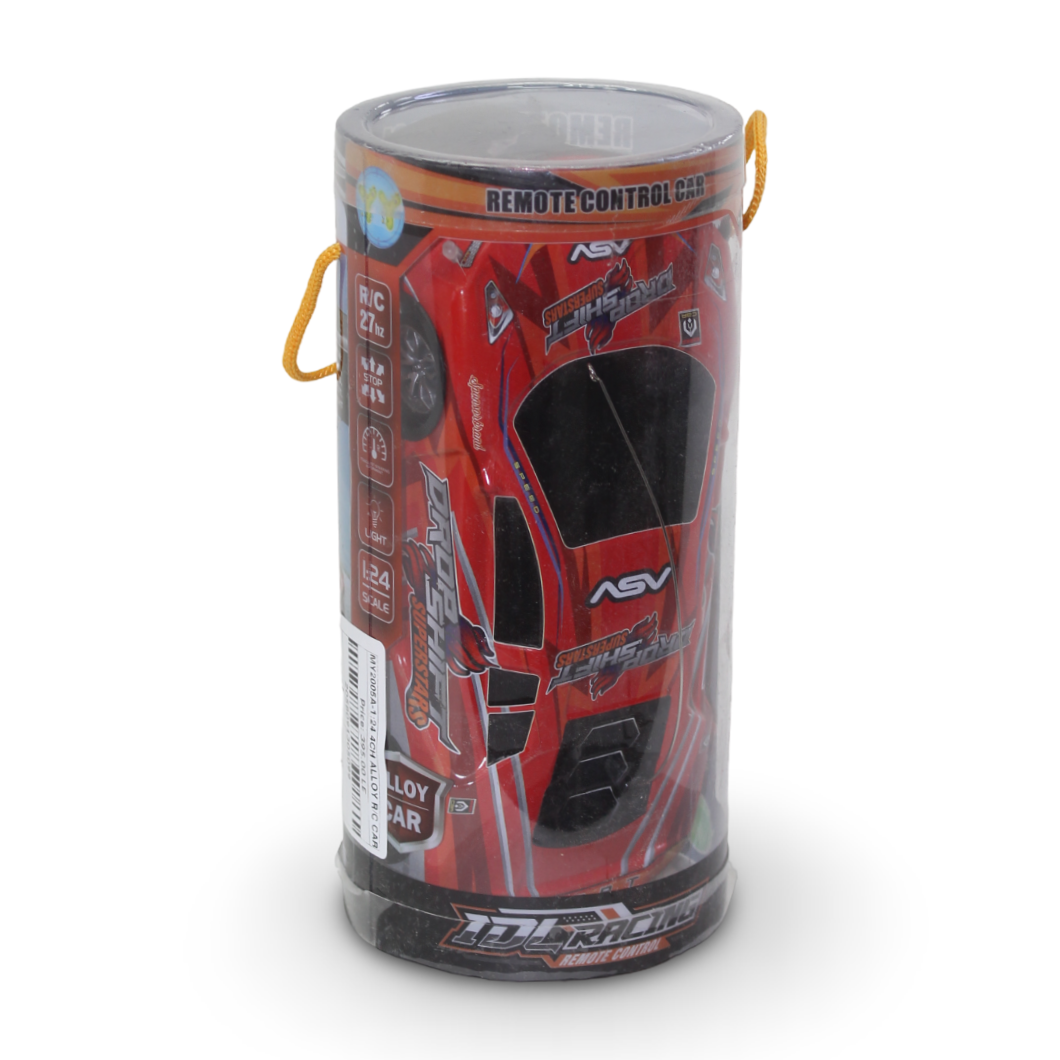 Alloy RC Car with Light – Red