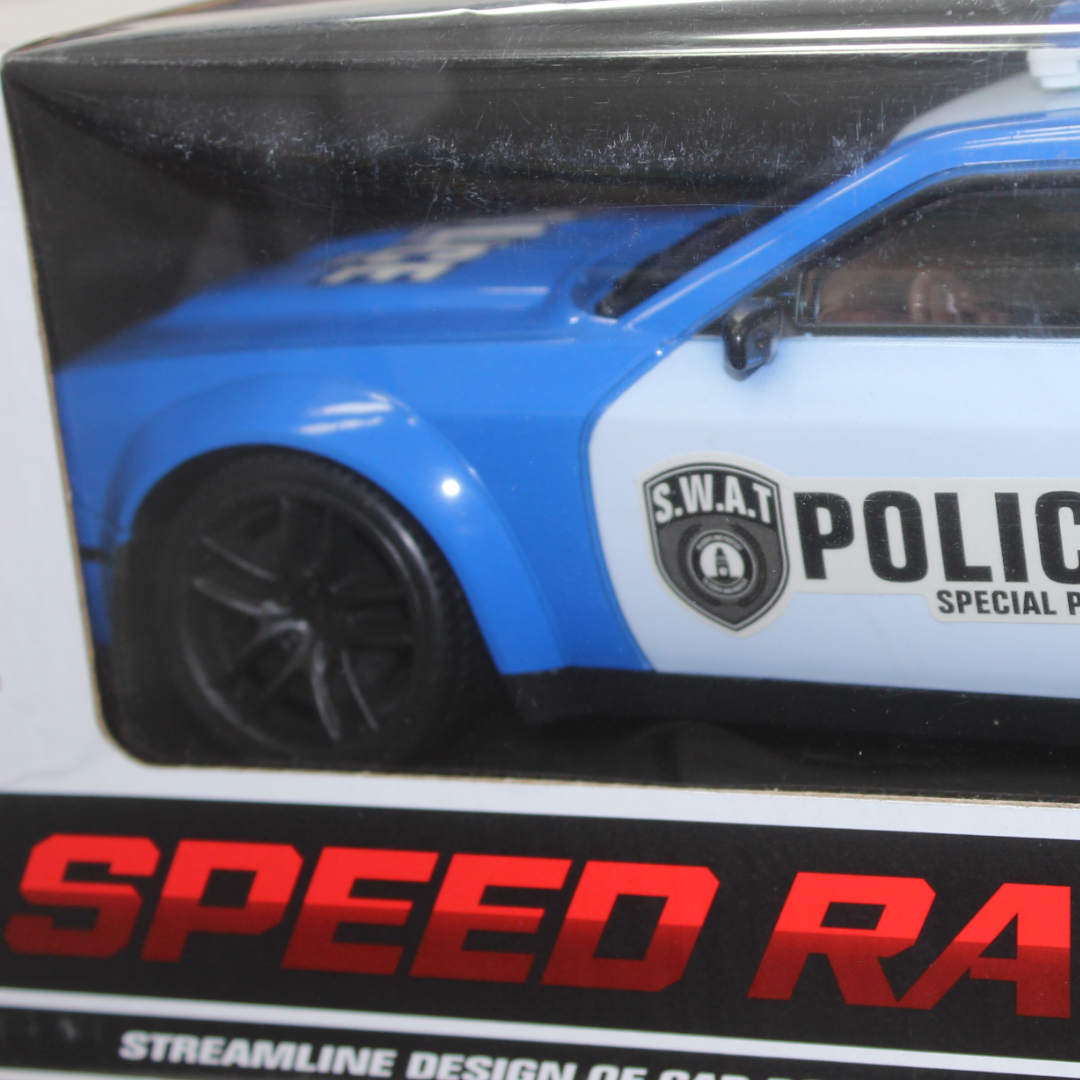 Speed Racing Police Car Toy – Blue