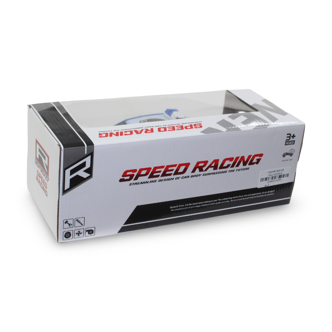 Speed Racing Police Car Toy – Blue
