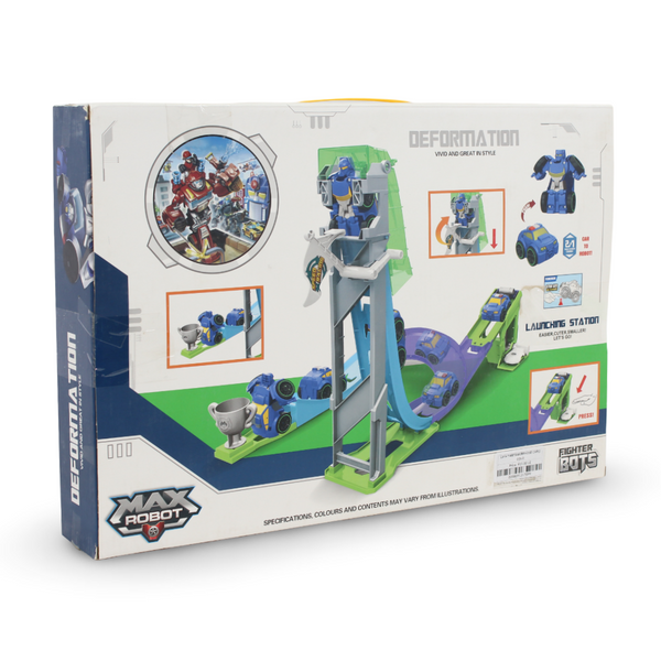 2-In-1 Max Robot Deformation Track Launcher Toy