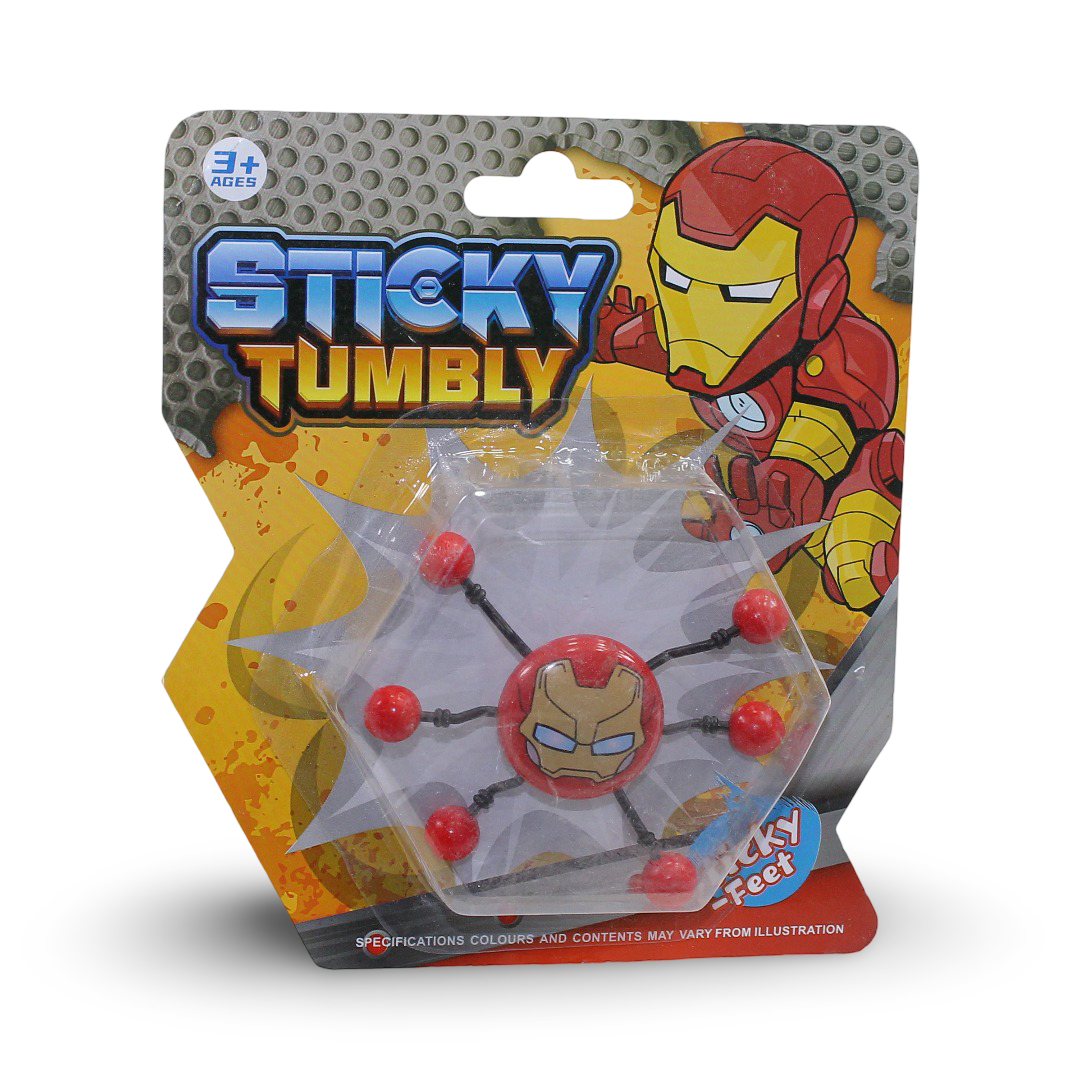 Sticky Tumbly Heroes Iron Man Toy - Toys - OKO