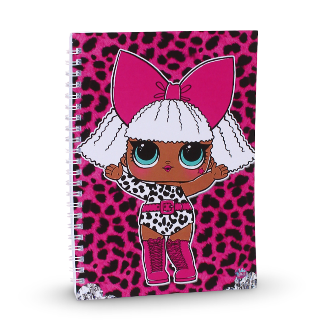 LOL Fashion Notebook – Pink Leopard Print