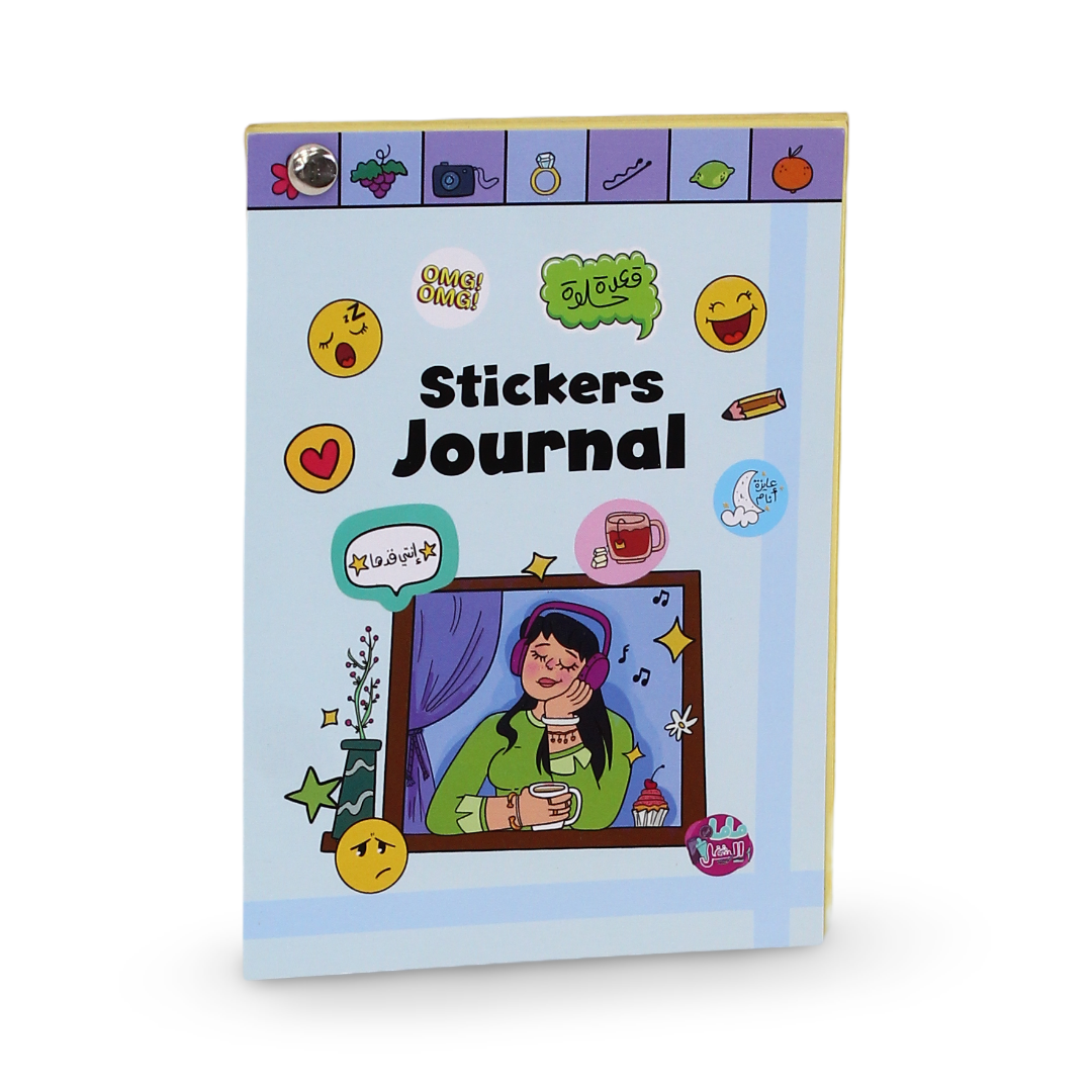 Stickers Journal Notebook – Girl Design - Assortments - Mama at work