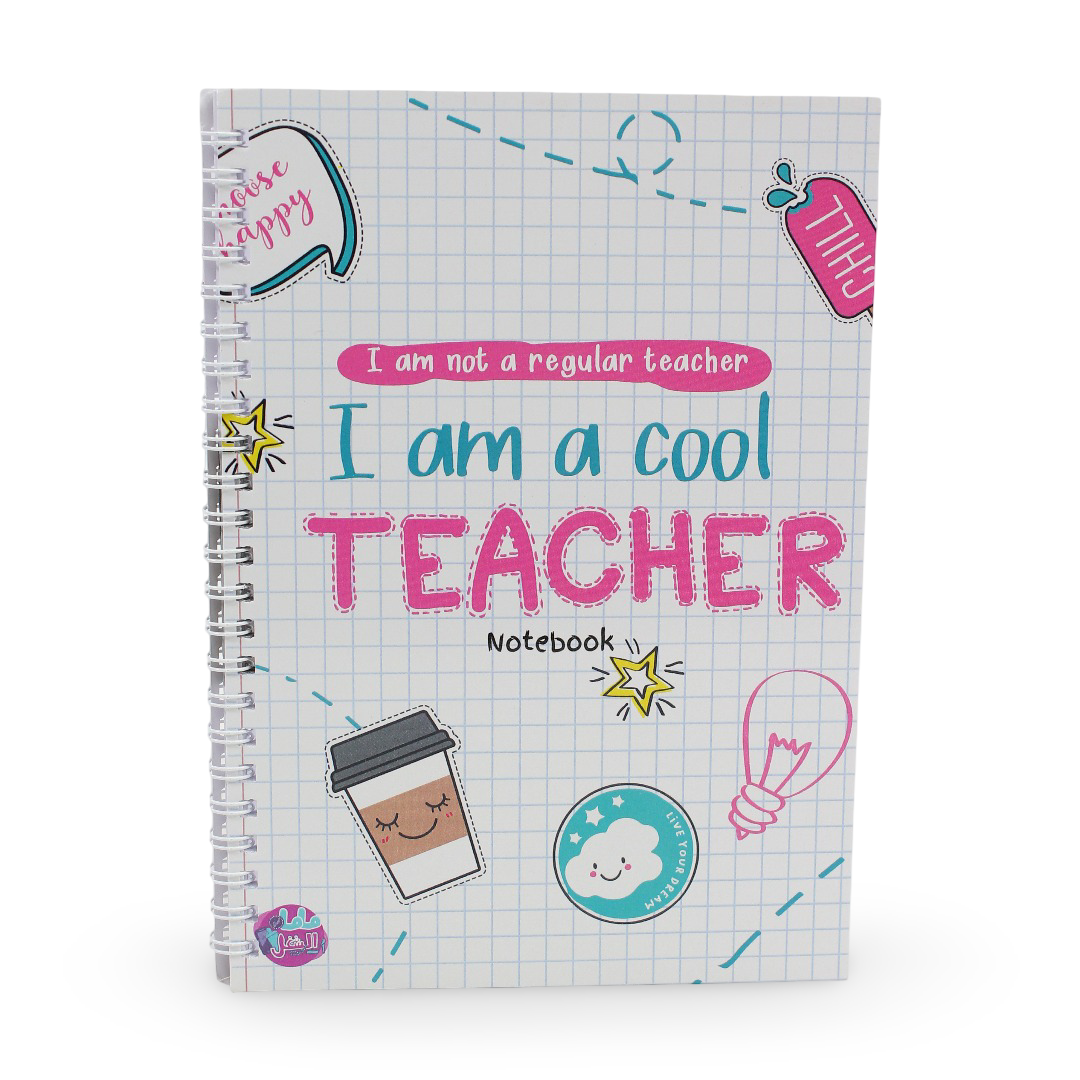 "Cool Teacher" Notebook - Assortments - Mama at work