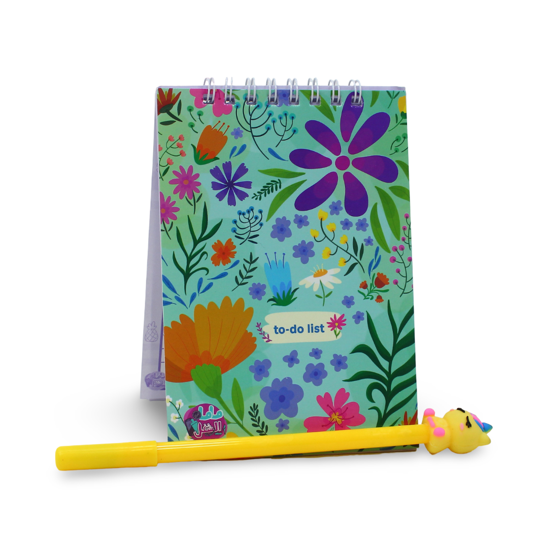 Flowers To-Do List with Pen