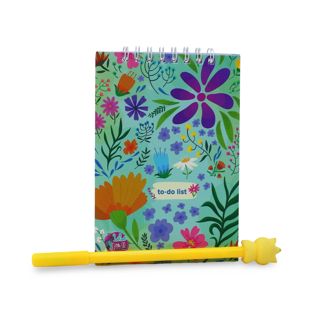 Flowers To-Do List with Pen