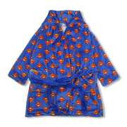 Boys Fleeced Robe – Blue with Superman Print