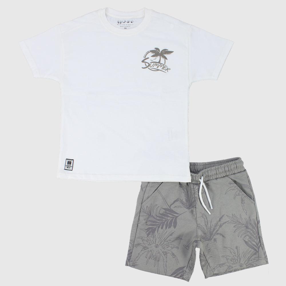 Tropical Summer 2-Piece Outfit Set