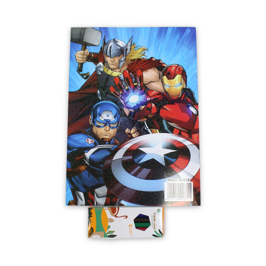 Spacetoon Coloring Book – Avengers