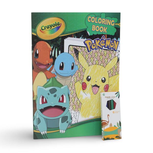 Crayola Pokémon Color & Sticker Book