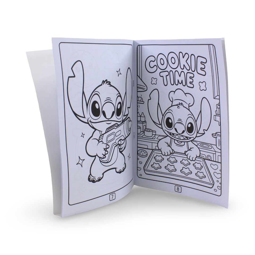 Space Toon Stitch Coloring Book + Havana Stitch Plush Toy