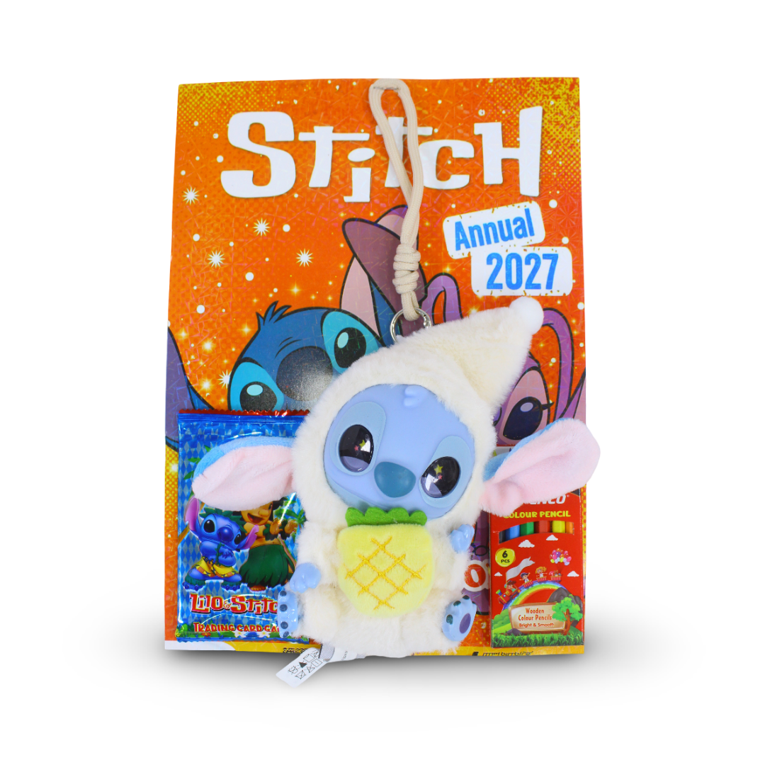 Space Toon Stitch Coloring Book + Off-White Stitch Plush Toy