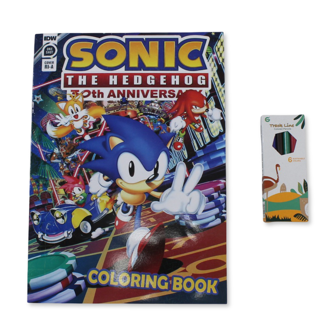 Sonic The Hedgehog Coloring Book Set with Colored Pencils - Assortments - Egypt