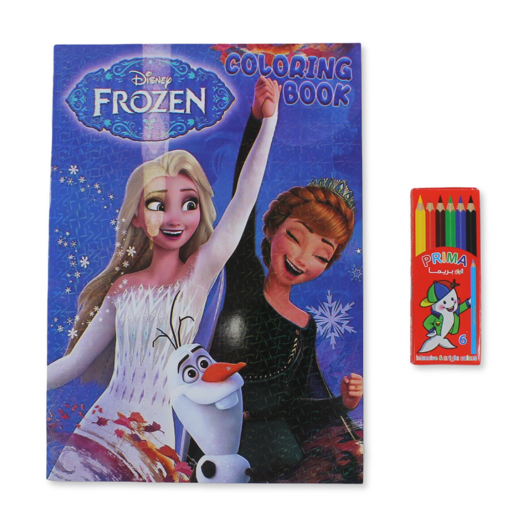 Frozen Coloring Book Set with Colored Pencils - Assortments - Egypt