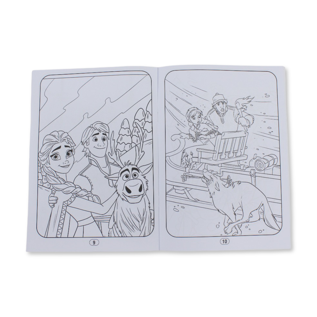 Frozen Coloring Book Set with Colored Pencils