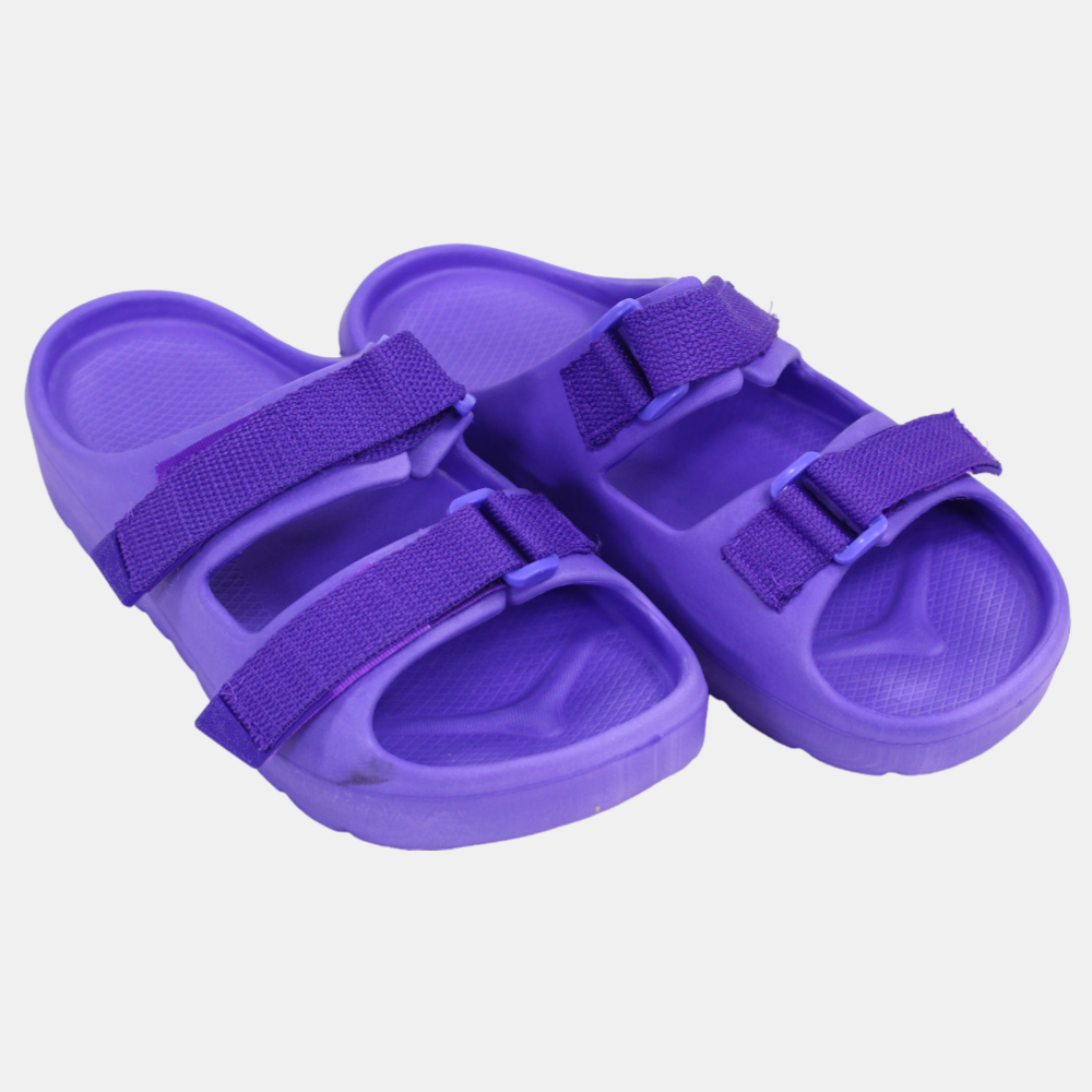 Kids' Girls Rubber Slippers – Violet Scotch Design
