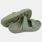 Women's Rubber Slippers – Grey & Lemon Scotch Design