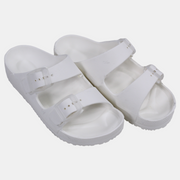 Unisex Kids Rubber Slippers – White Jet Design