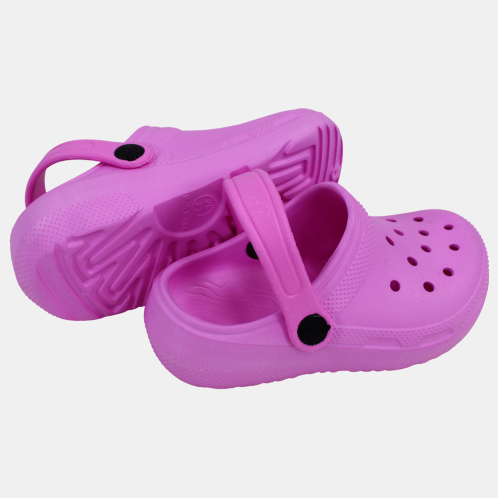 Girls Rubber Clogs – Pink