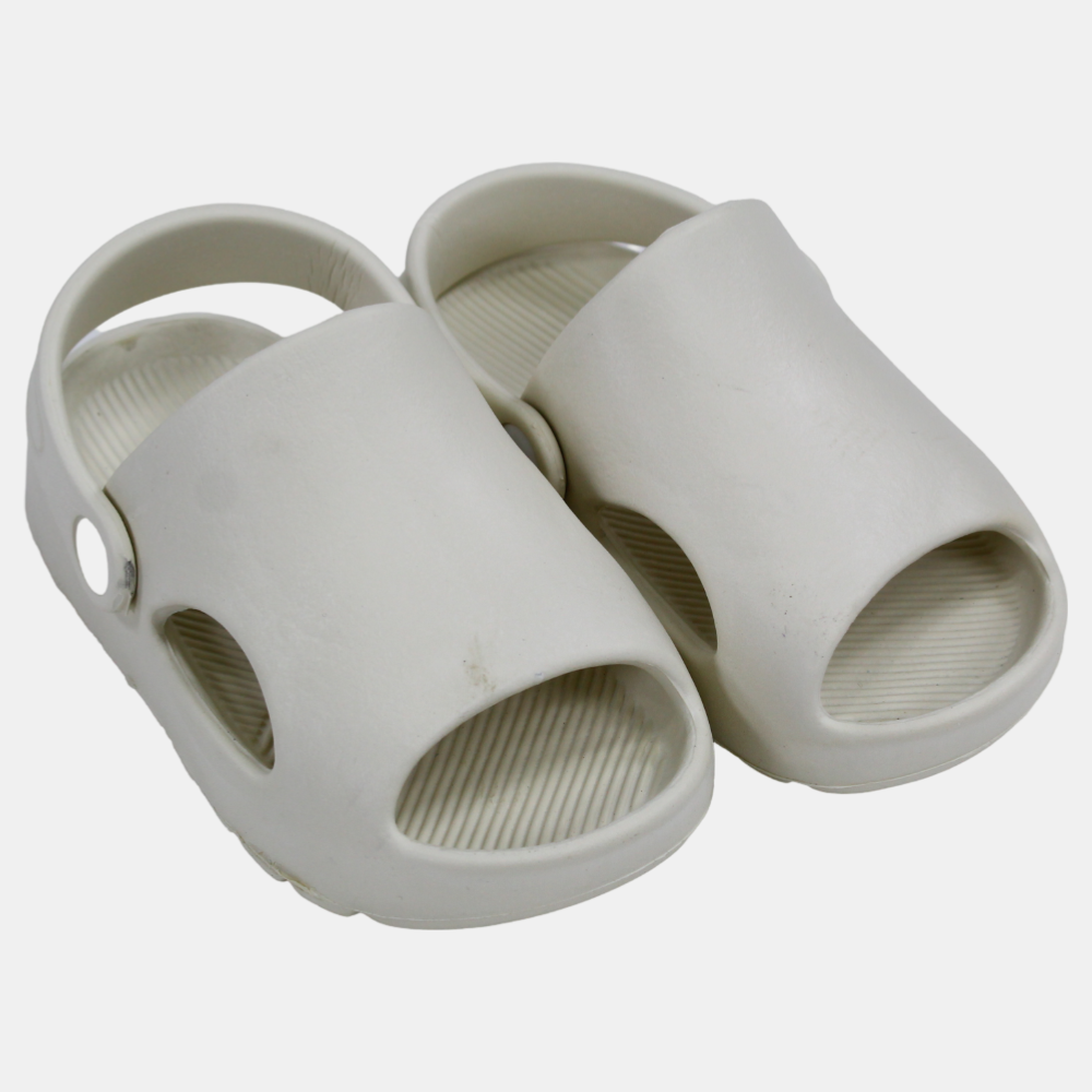 Unisex Baby Rubber Sandals - Offwhite
