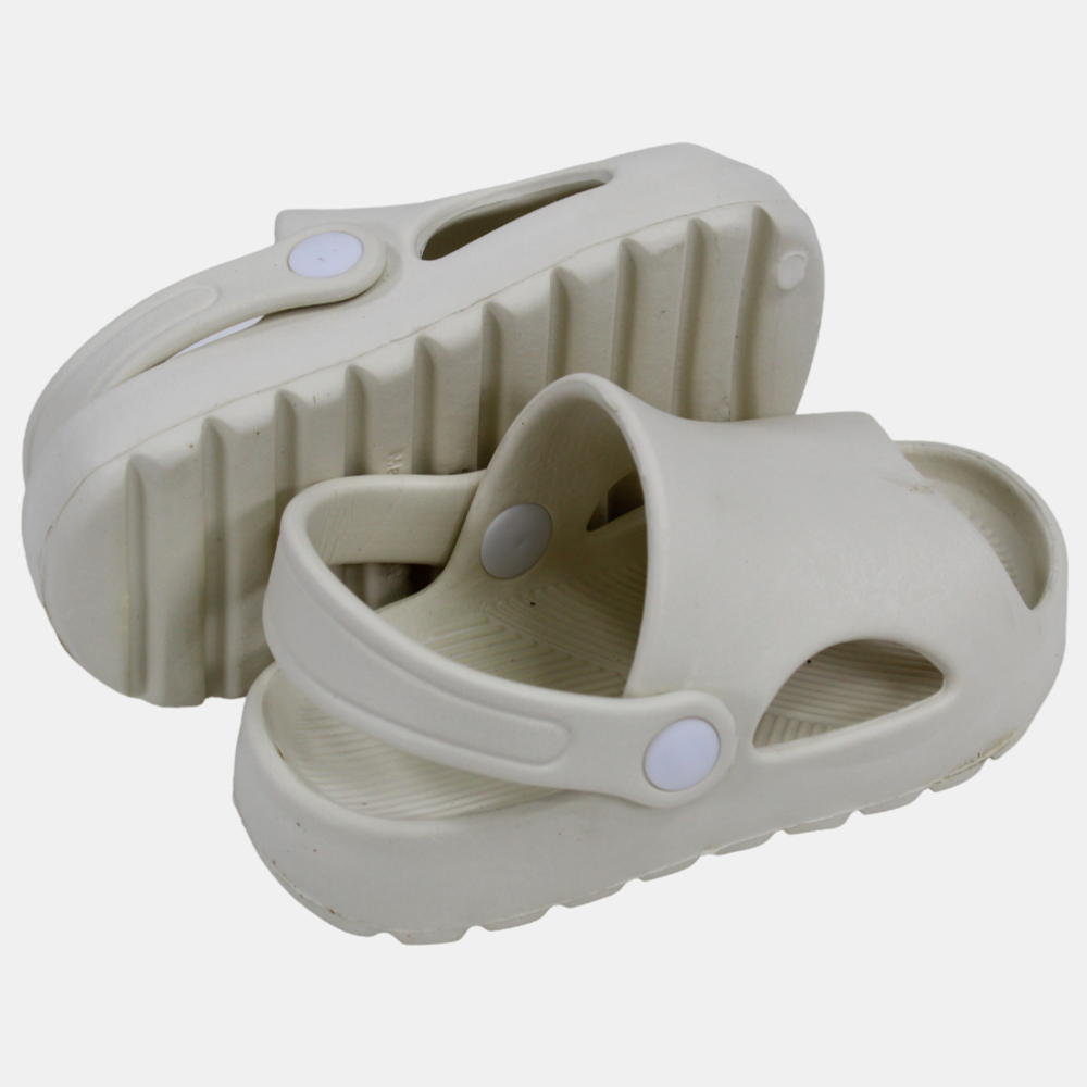 Unisex Baby Rubber Sandals - Offwhite