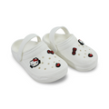 Girls Rubber Crocs – White