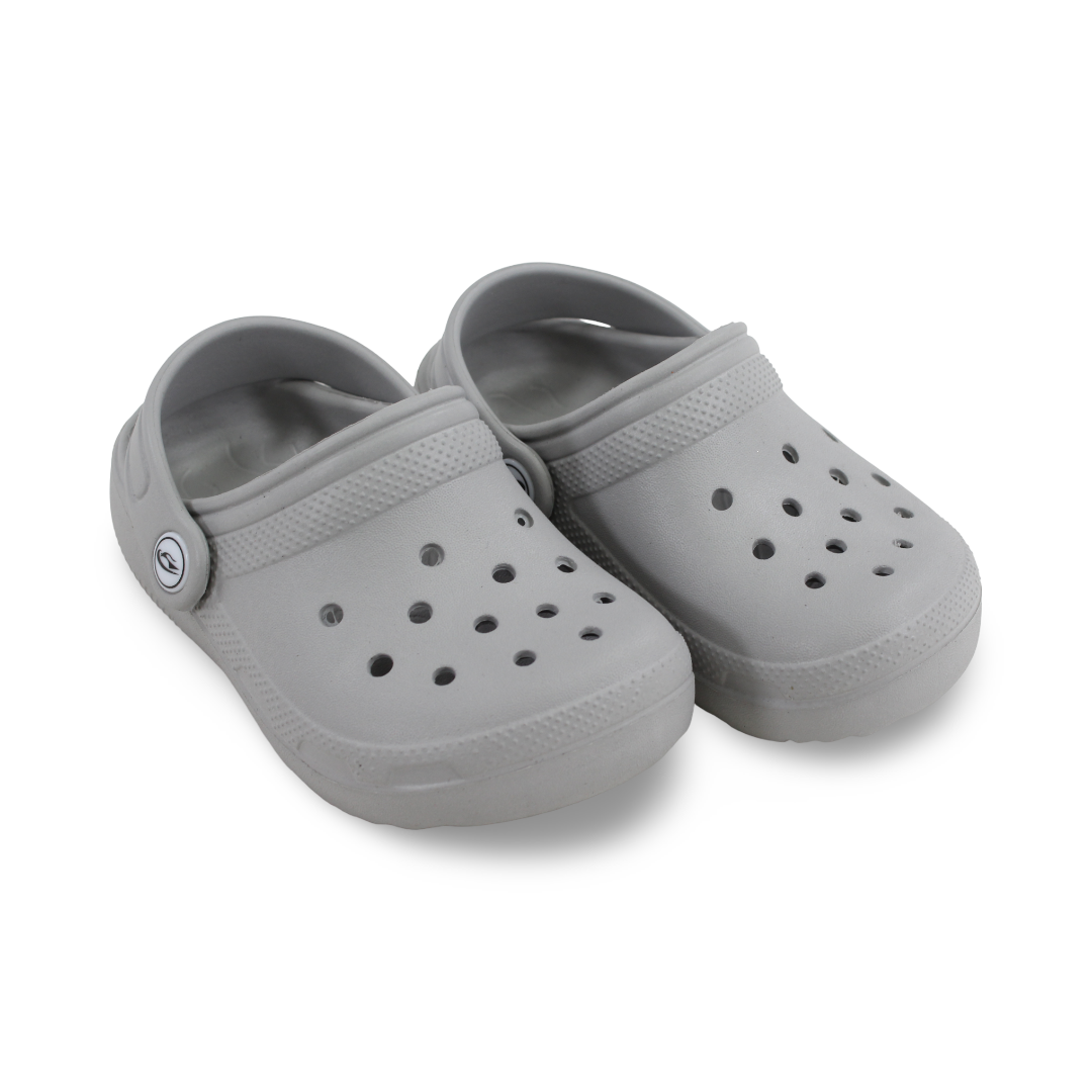 Unisex Baby Rubber Crocs – Grey