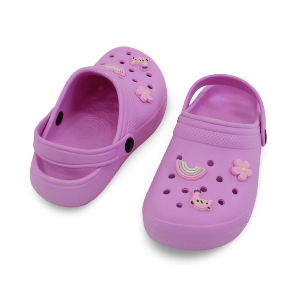 Girls Rubber Crocs – Pink