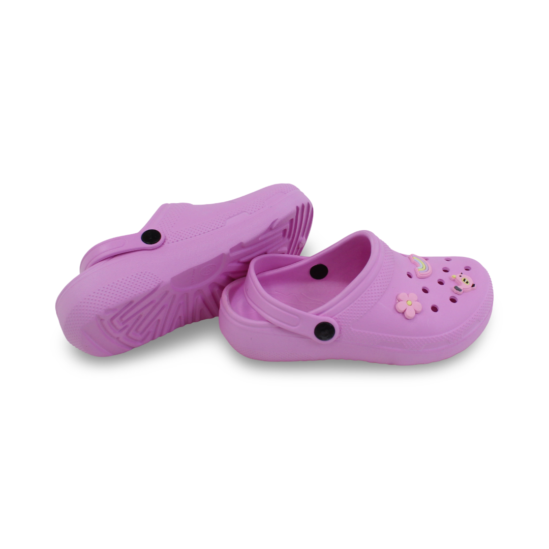Girls Rubber Crocs – Pink