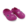 Girls Rubber Crocs – Fuchsia