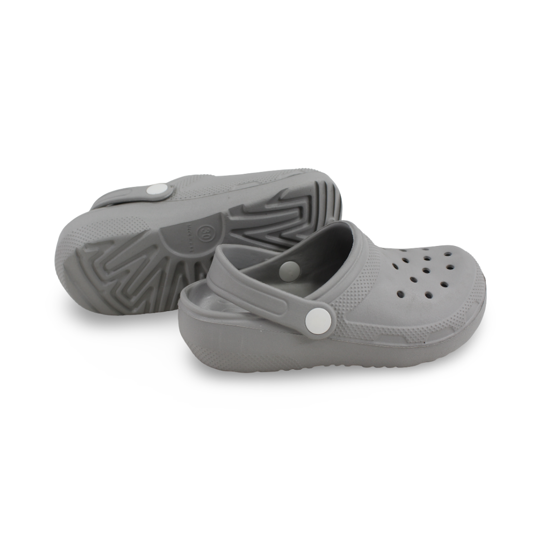 Unisex Rubber Crocs – Grey