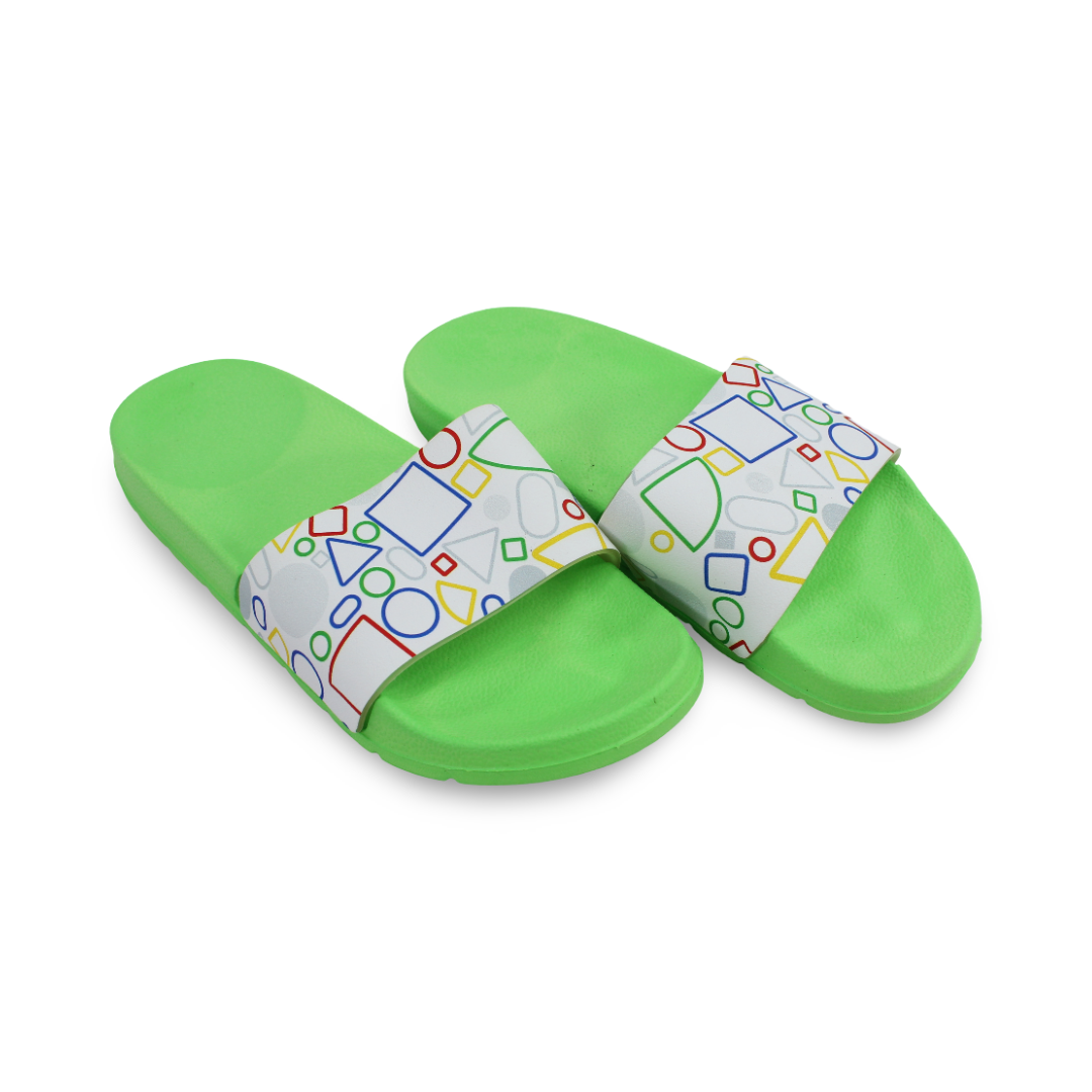 Unisex Rubber Slippers – Yellow & White - Clothing - Egypt Gulf