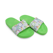 Unisex Rubber Slippers – Yellow & White