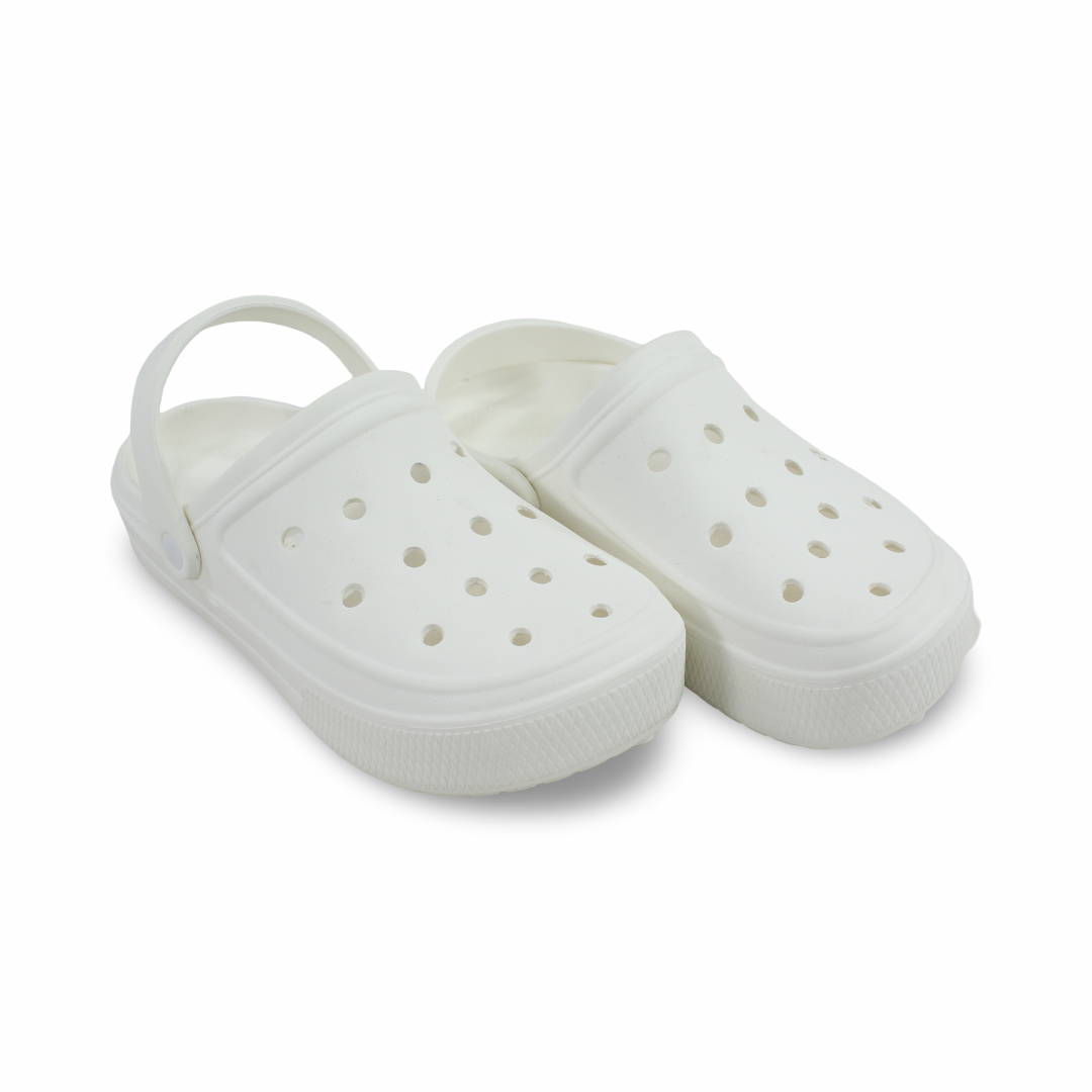 Unisex Rubber Crocs – White - Clothing - Egypt Gulf
