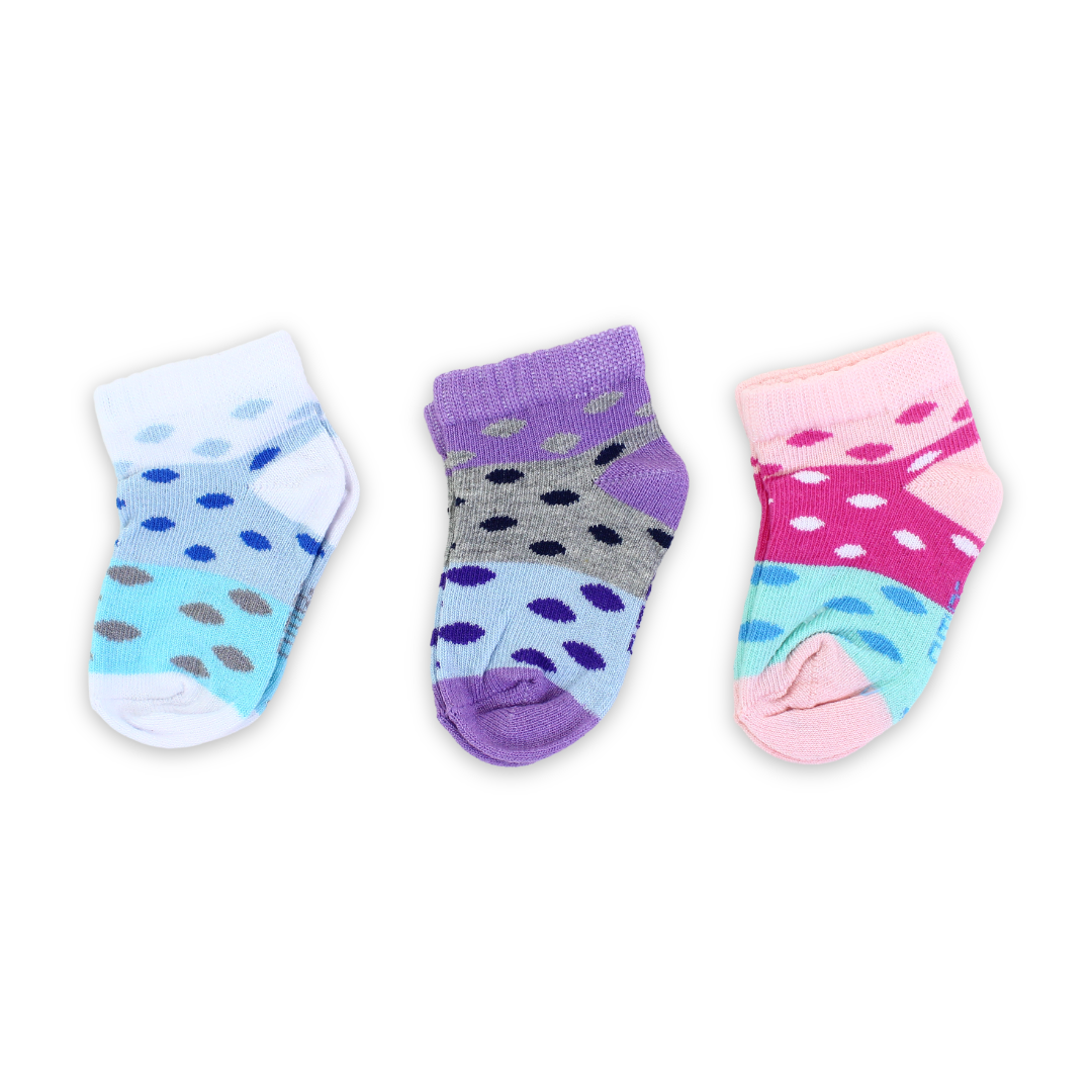 Future Fit Baby Girls Cotton Socks – Pack Of 3