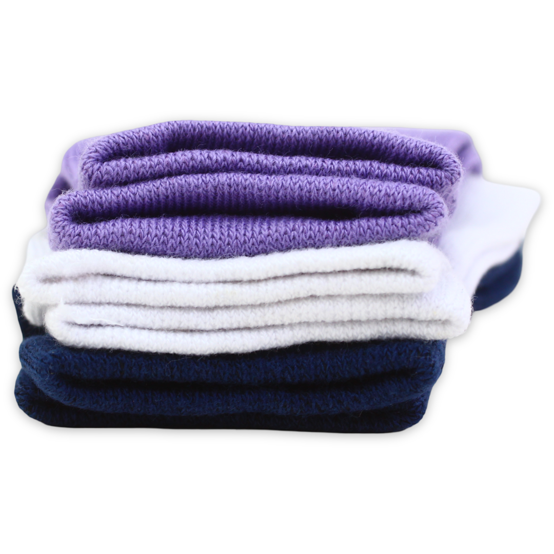 Future Fit Baby Girls Cotton Socks – Pack Of 3