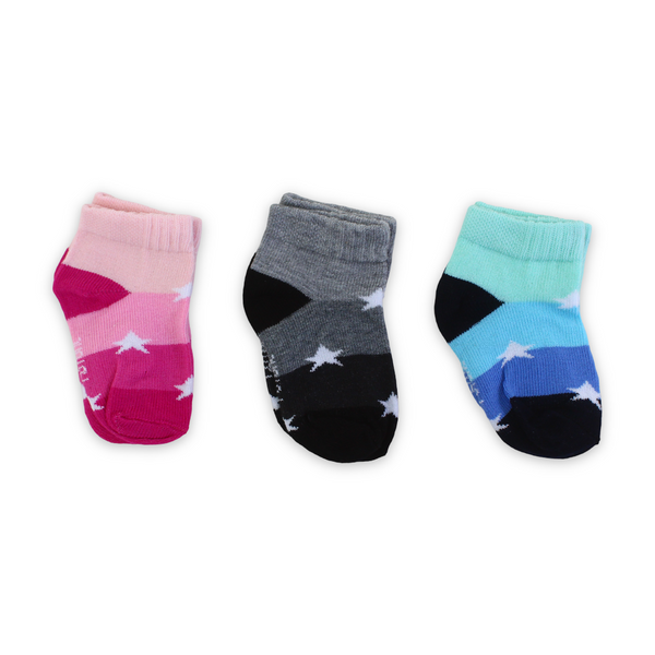 Future Fit Baby Girls Cotton Socks – Pack Of 3