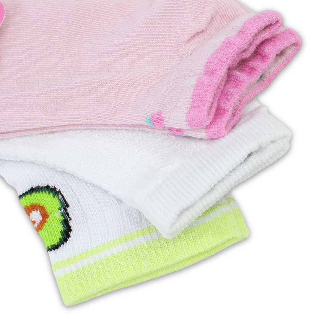 Future Fit Baby Girls Cotton Socks – Pack Of 3