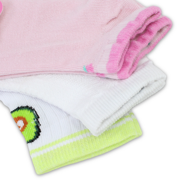 Future Fit Baby Girls Cotton Socks – Pack Of 3