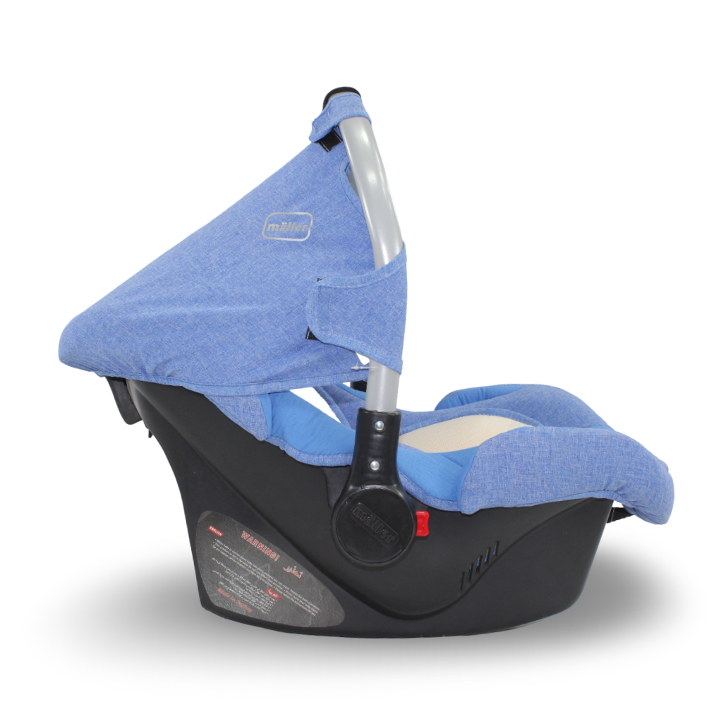 Maller Baby Car Seat – Blue & White