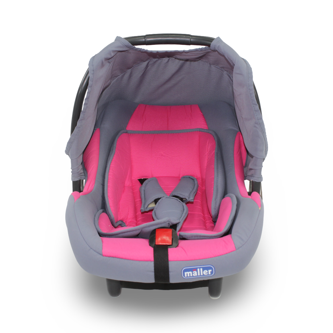 Maller Baby Car Seat – Fuchsia & Grey