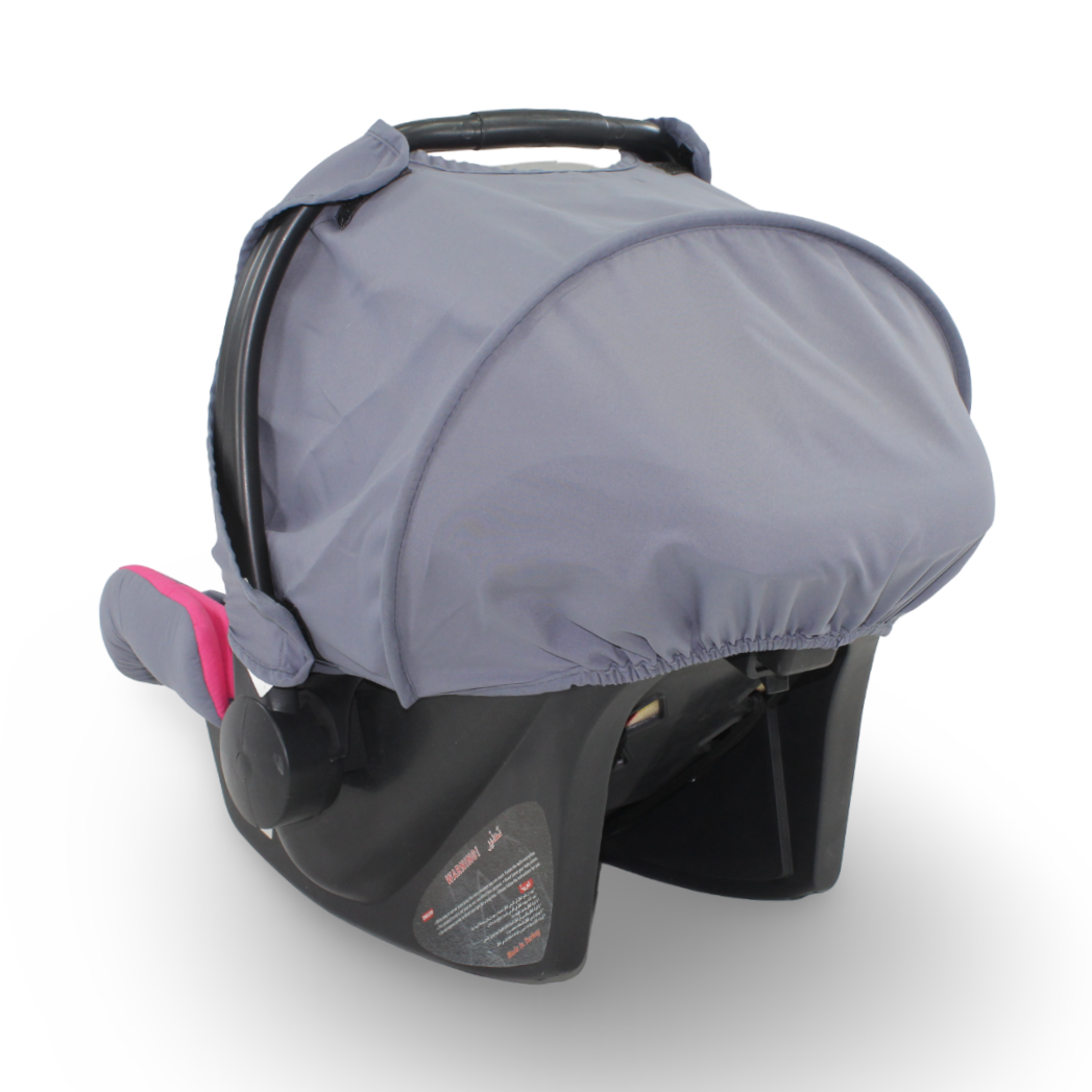 Maller Baby Car Seat – Fuchsia & Grey