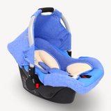 Baby Blue & White Maller Baby Car Seat – Lightweight, Safe, and Practical