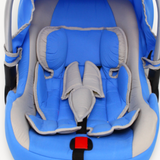 Baby Blue & Grey Maller Baby Car Seat – Lightweight, Safe, and Practical